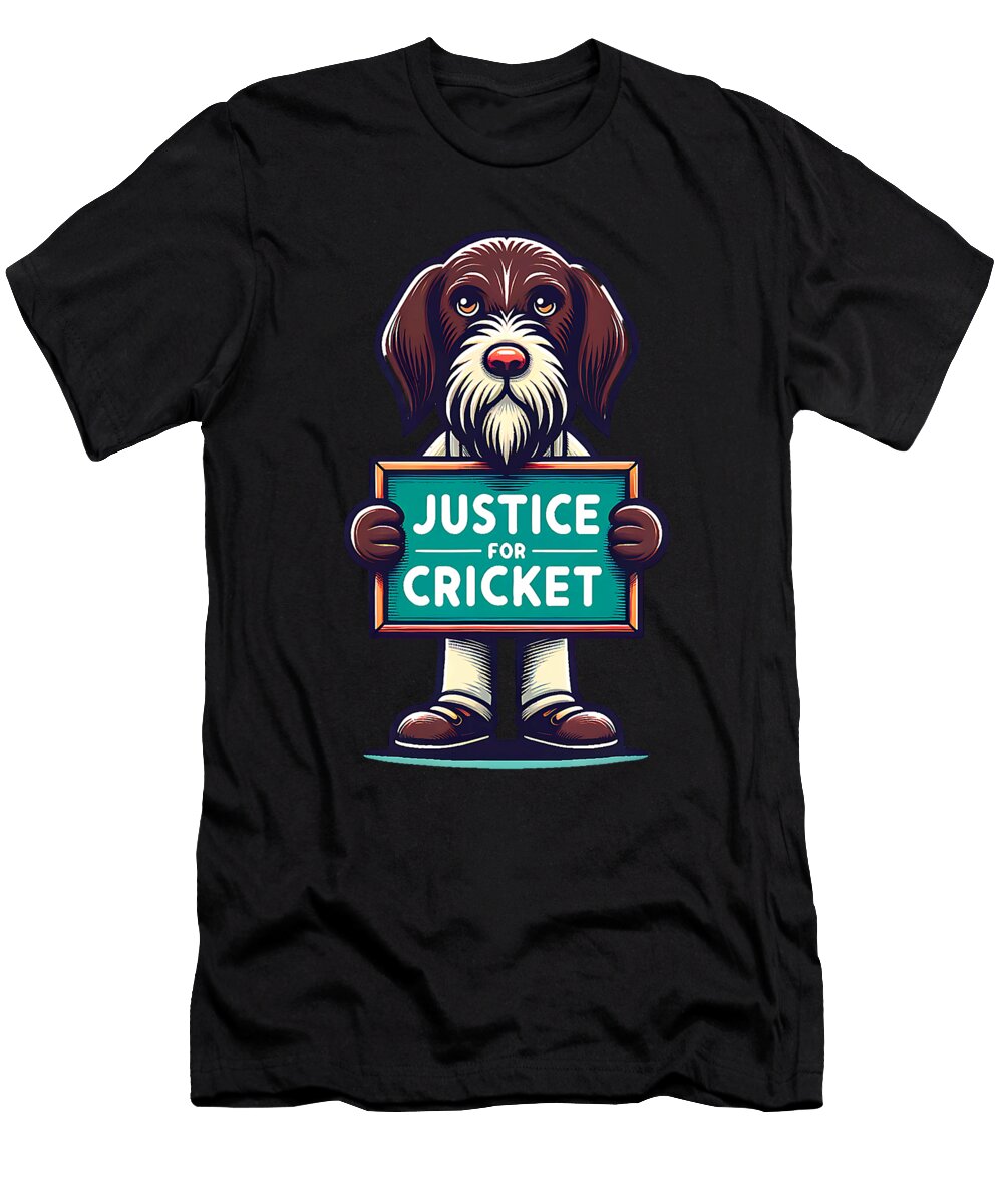 Justice for Cricket Hunting Dog Lover American Studi Alex T-Shirt