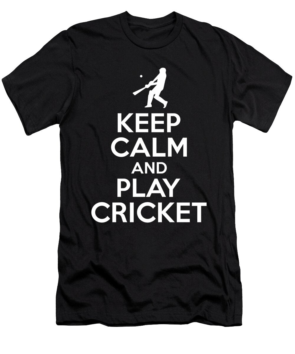 Keep Calm and Play Cricket Manuel Schmucker T-Shirt
