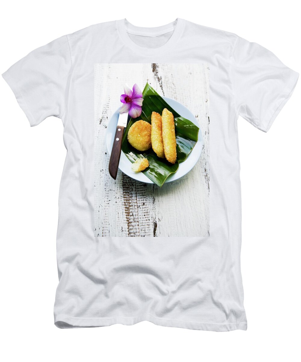 Khao Niau Ping Grilled Rice Fritters Thailand Michael Wissing T-Shirt
