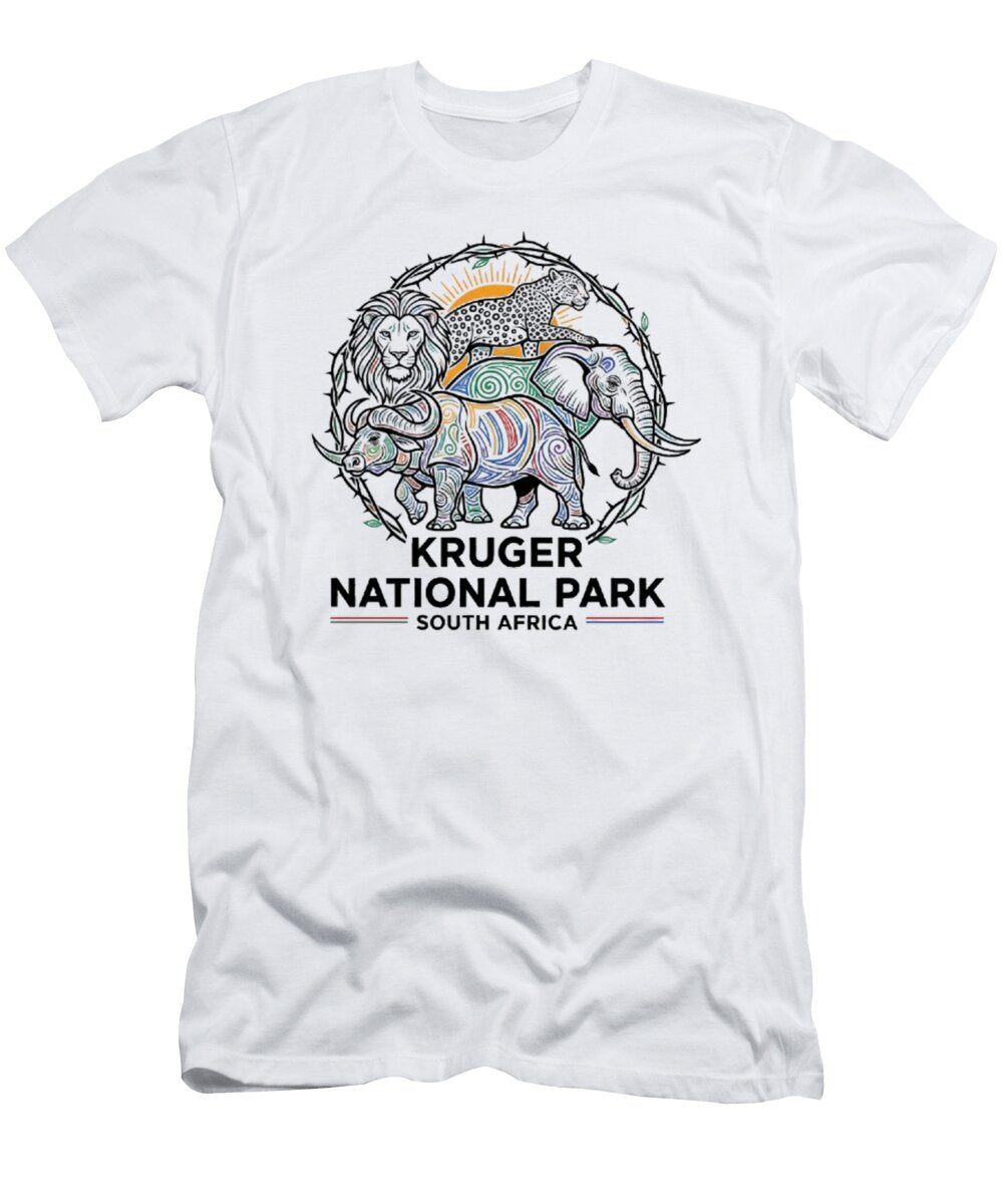Kruger National Park 2 Lik Batonboot T-Shirt