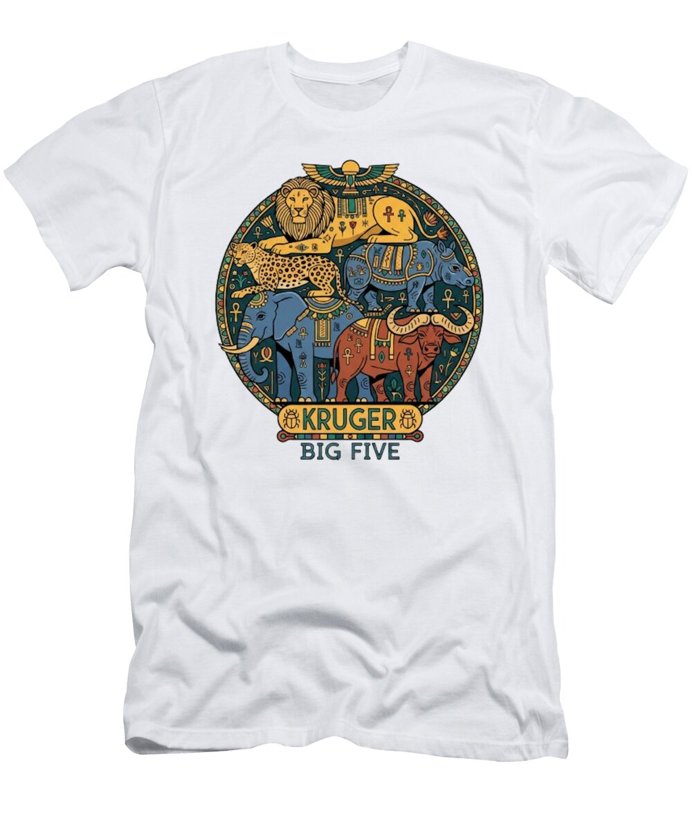 Kruger National Park 8 Lik Batonboot T-Shirt