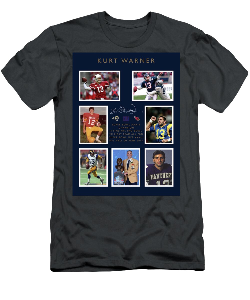 Kurt Warner Career Poster Big 88 Artworks T-Shirt