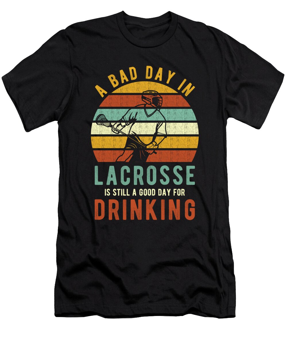Lacrosse Gift Retro Lacrosse Saying Manuel Schmucker T-Shirt