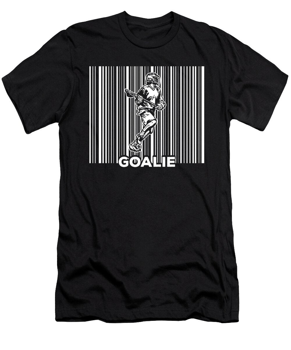 Lacrosse Goalie Goalkeeper Crazy Squirrel T-Shirt