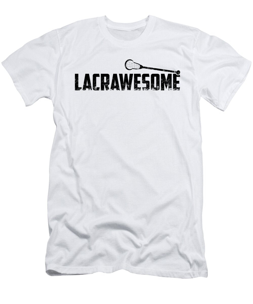 Lacrosse Is Lacrawesome Lax Sport Goat Lacrosse Player Lacrosse Game Steeze Steeze Kanig Designs T-Shirt