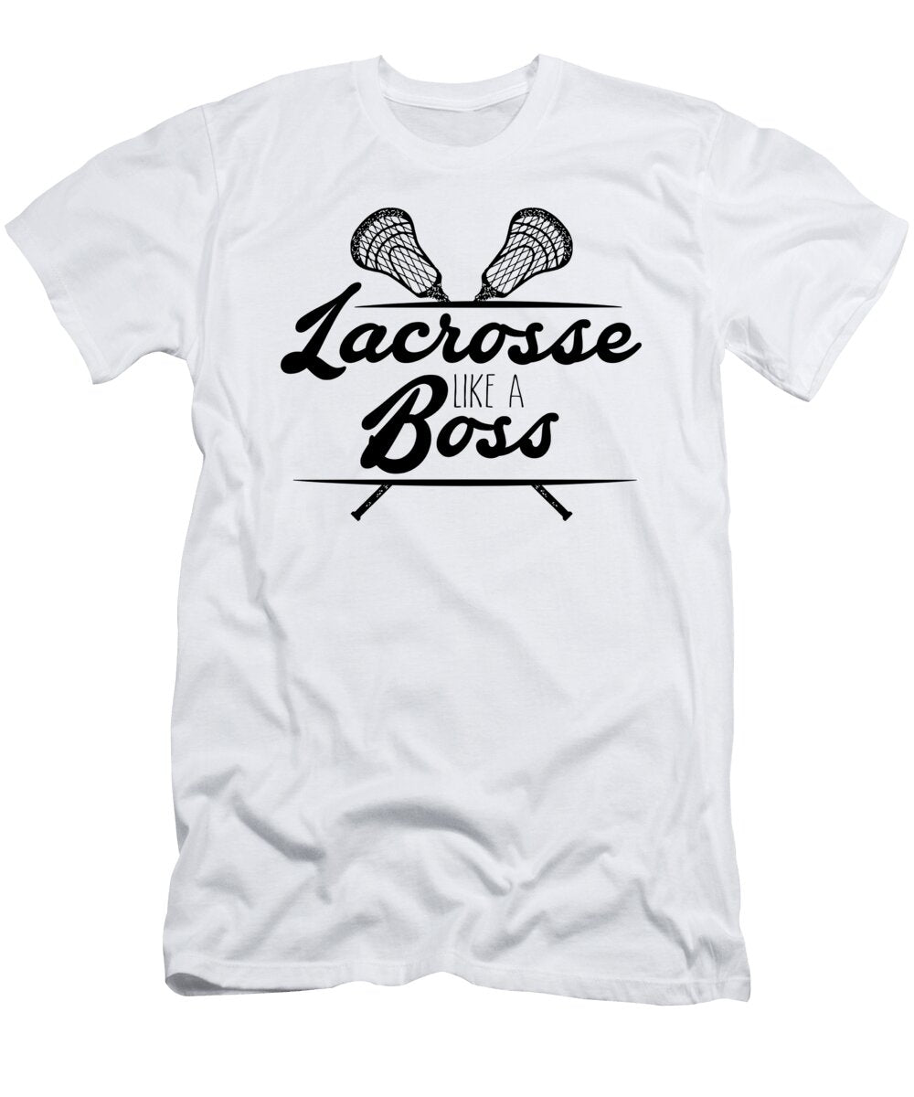 Lacrosse Like a Boss Lax Sport Goat Lacrosse Player Lacrosse Game Relax Steeze Kanig Designs T-Shirt