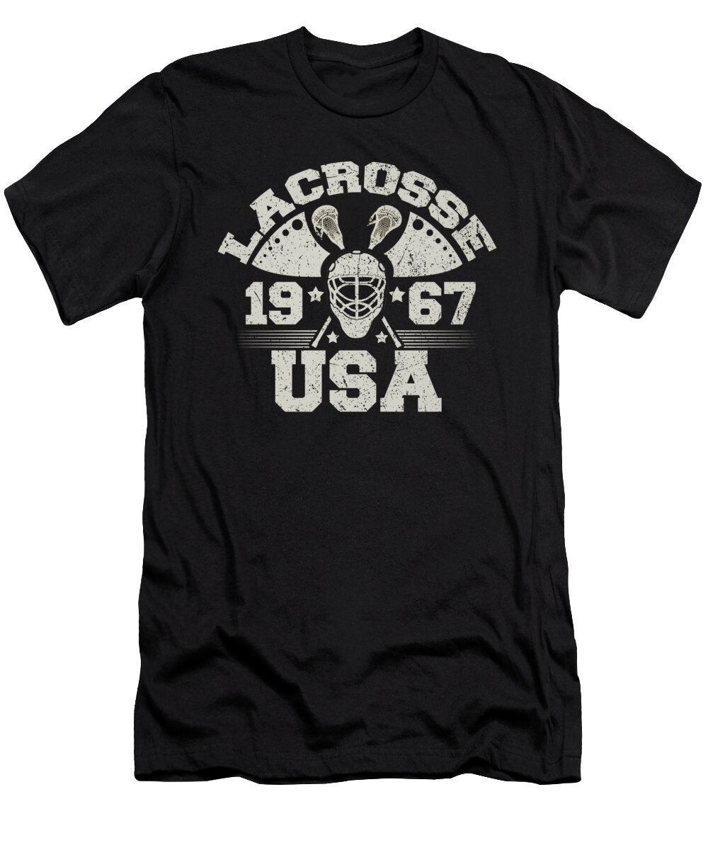 Lacrosse Lover USA Lacrosse 1967 Kanig Designs T-Shirt