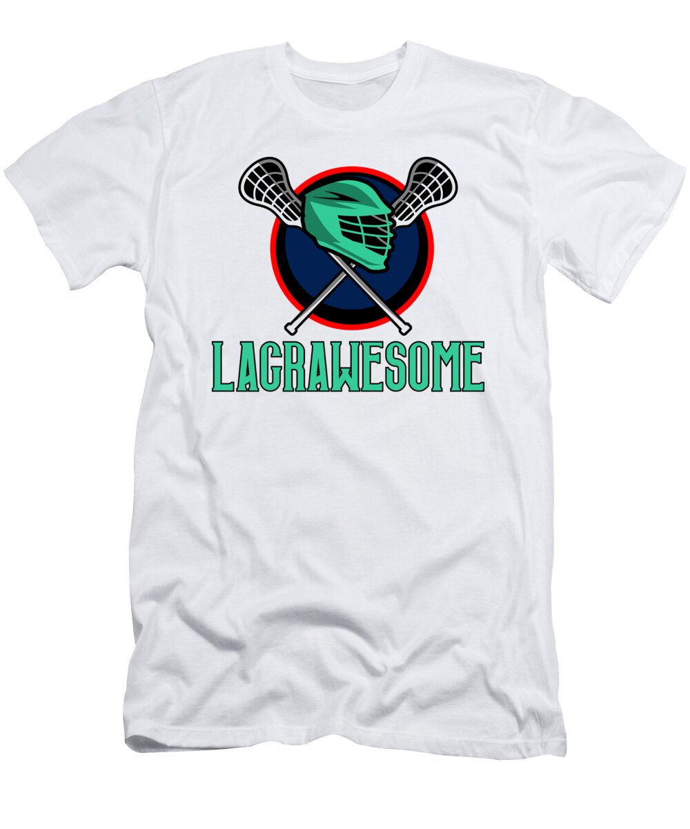 Lacrosse Player Gift Lacrawesome Lacrosse Player Kanig Designs T-Shirt