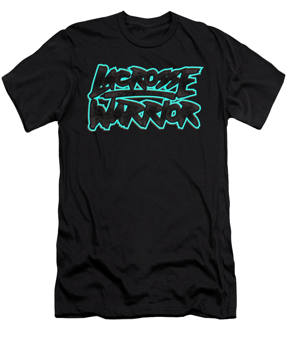 Lacrosse Player Gift Lacrosse Warrior Goat Lacrosse Player Kanig Designs T-Shirt