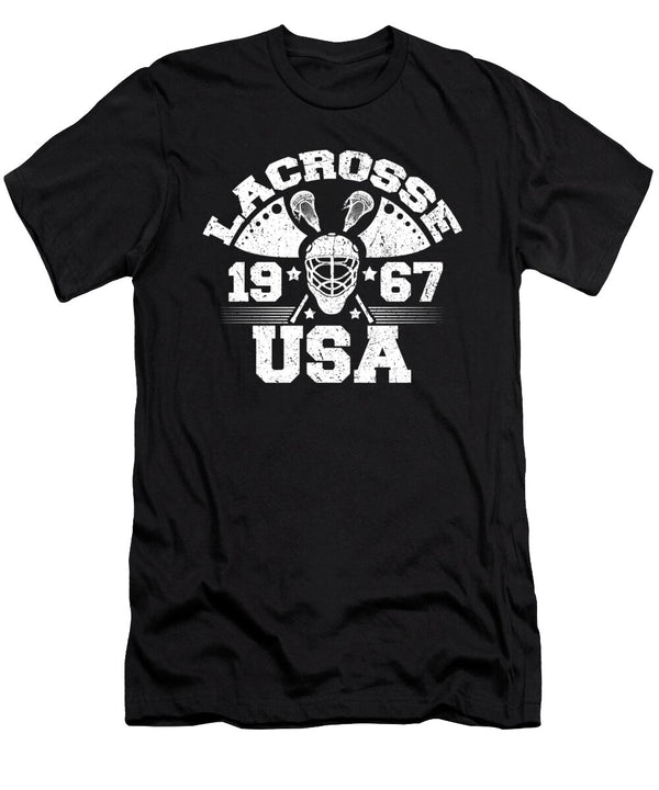 Lacrosse Player Lacrose 1967 USA Kanig Designs T-Shirt