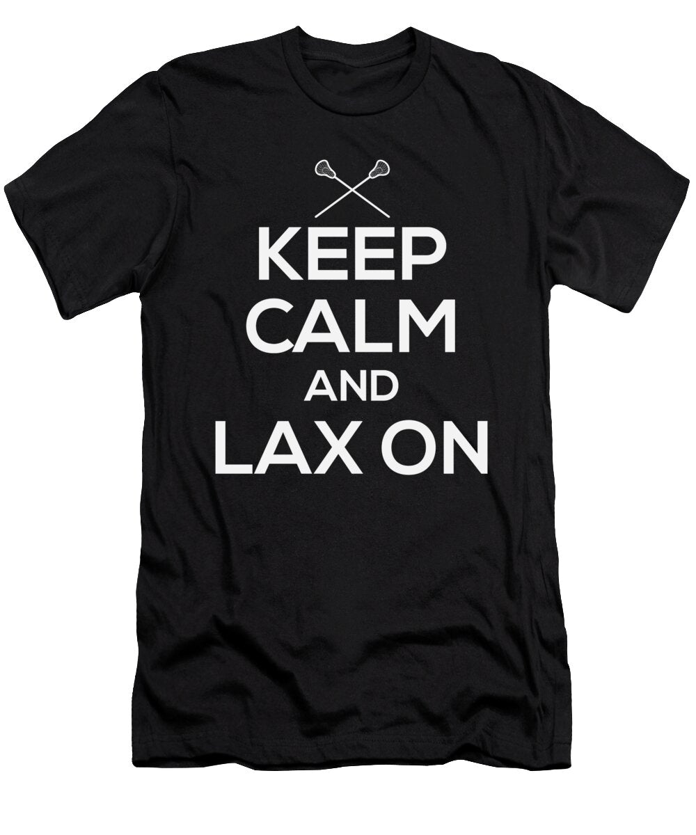 Lacrosse Player Lax Team Player Lacrosse Crazy Squirrel T-Shirt