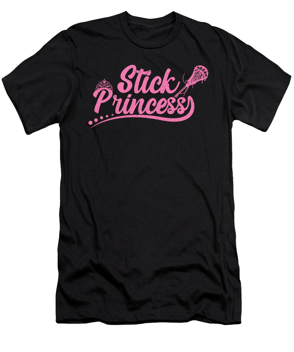 Lacrosse Player Stick Princess Lacrosse Colorfulsnow T-Shirt
