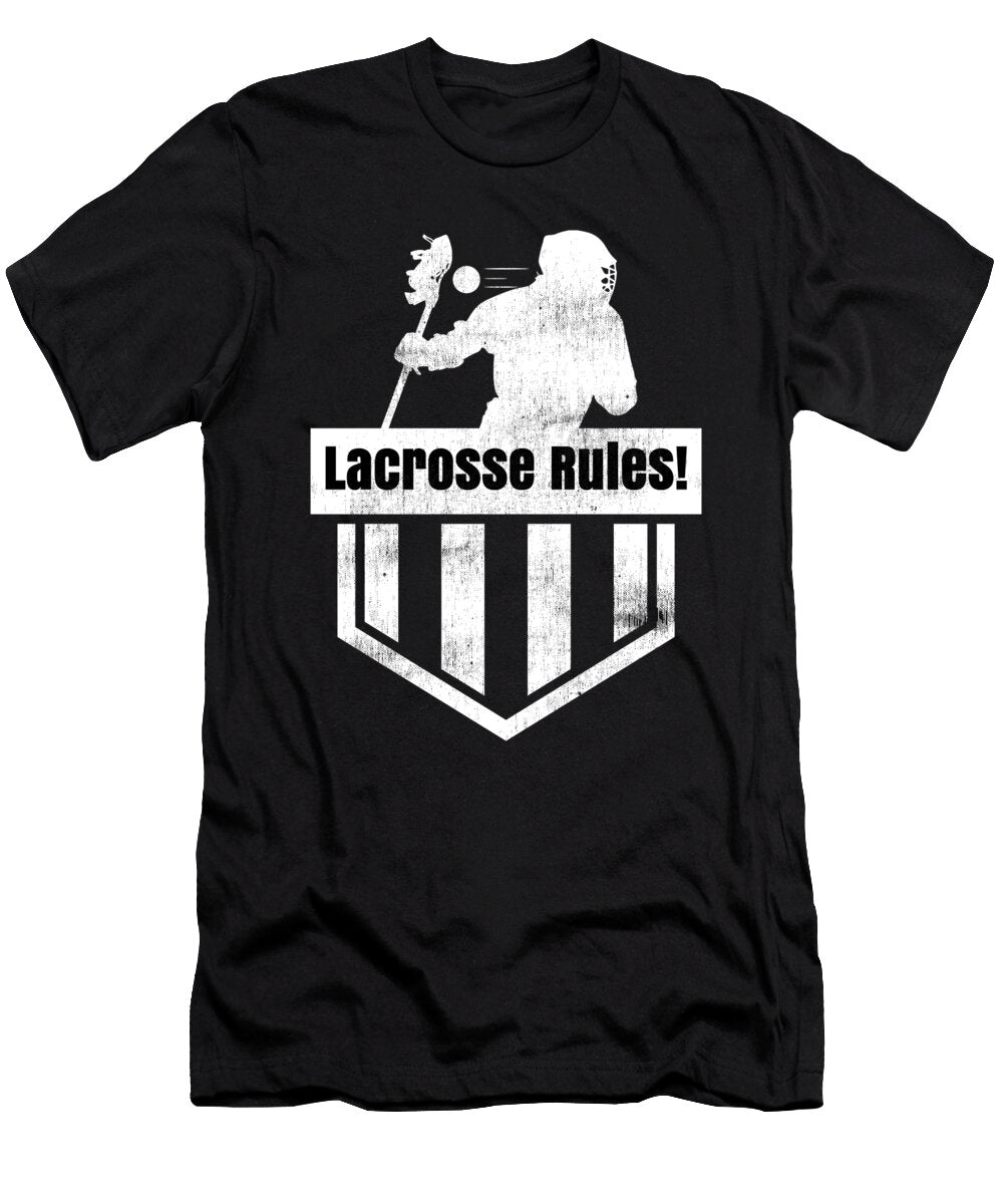 Lacrosse Rules Lax Sport Goat Lacrosse Player Lacrosse Game Steeze Relax Kanig Designs T-Shirt