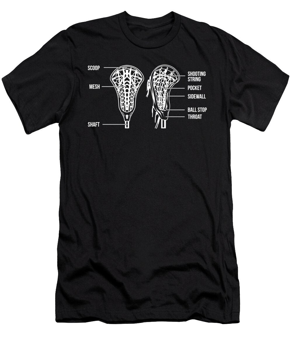Lacrosse Stick Lacrosse Design Jan Deelmann T-Shirt