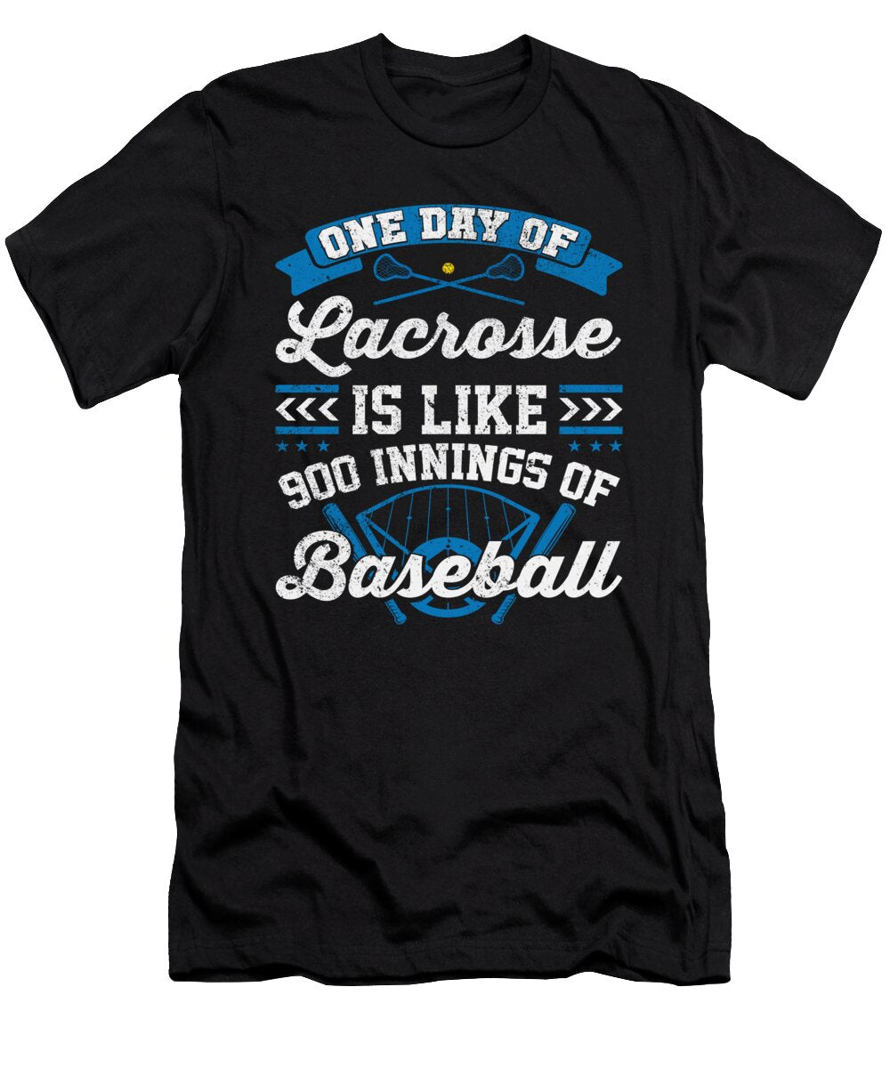 Lacrosse Team Anti Baseball Lax Team Player Lacrosse Crazy Squirrel T-Shirt