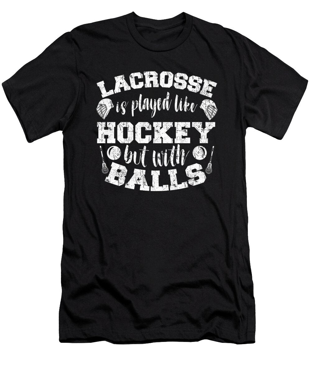 Lacrosse Team Lax Team Player Lacrosse Crazy Squirrel T-Shirt