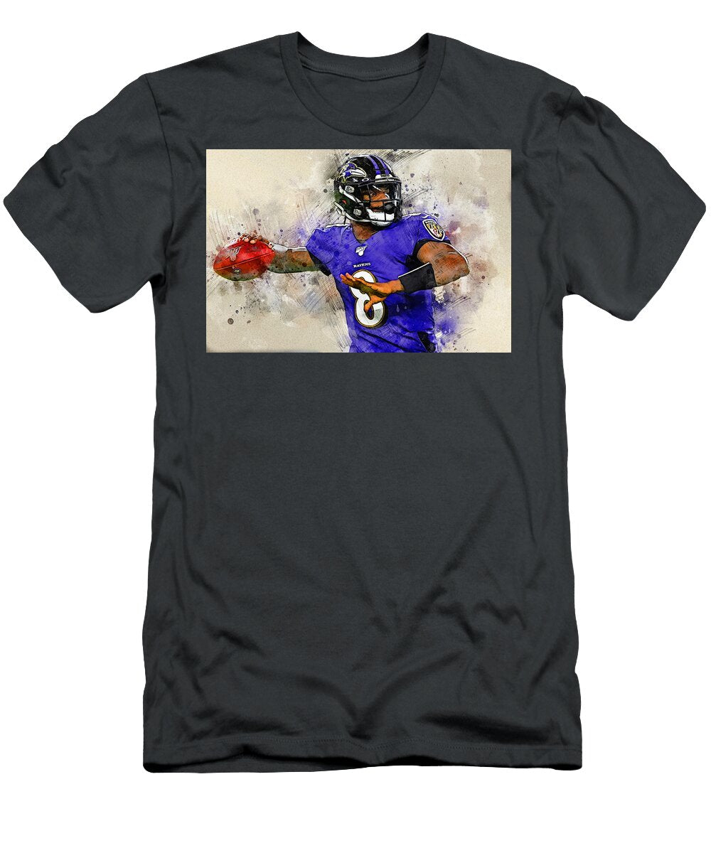Lamar Jackson John Farr T-Shirt