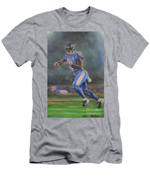 Lamar Jackson Misha Ambrosia T-Shirt