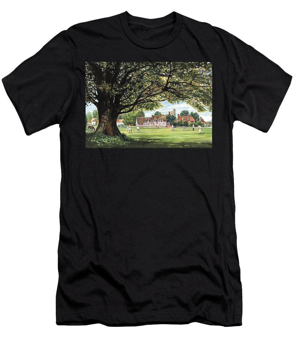 Last Ball Before Tea Steve Crisp T-Shirt