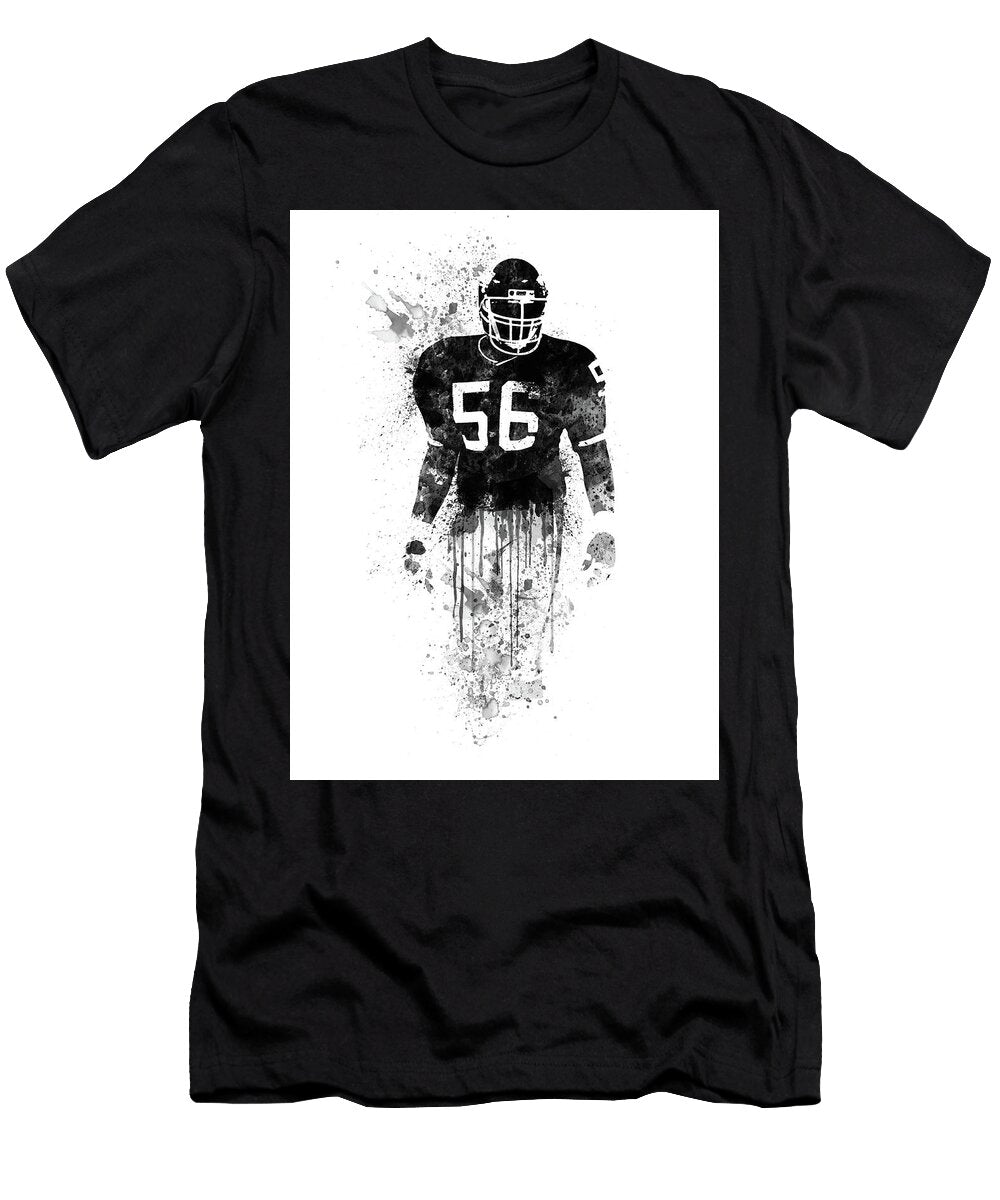 Lawrence Taylor Watercolor Naxart Studio T-Shirt