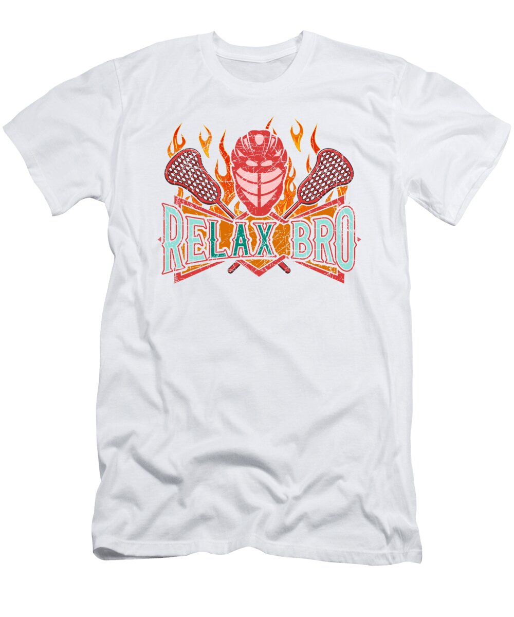 Lax Player Relax Lacrosse Player Kanig Designs T-Shirt