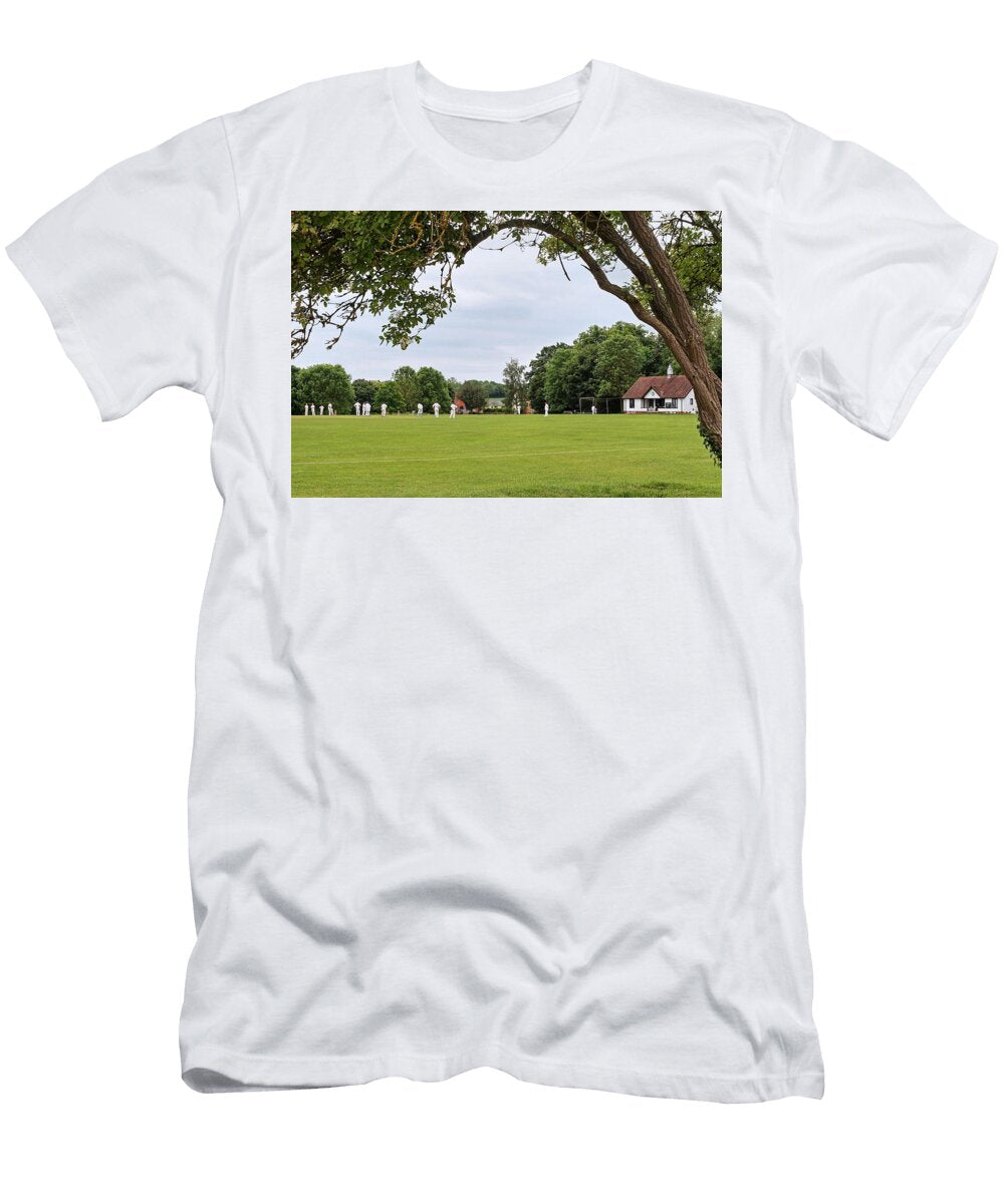 Lazy Sunday Afternoon Cricket on the Village Green Gill Billington T-Shirt