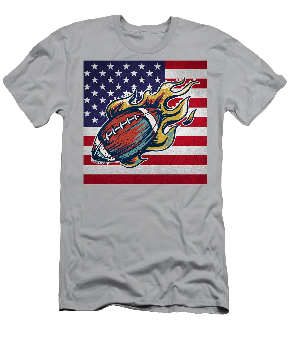 League Team Fantasy Football Crazy Squirrel T-Shirt
