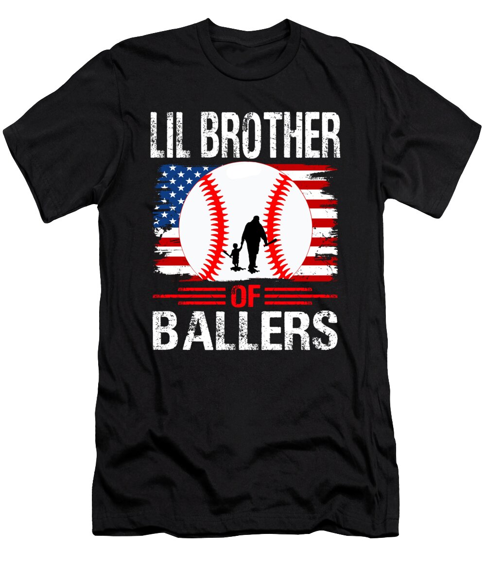 Lil Brother of Ballers Baseball Dhbubble T-Shirt