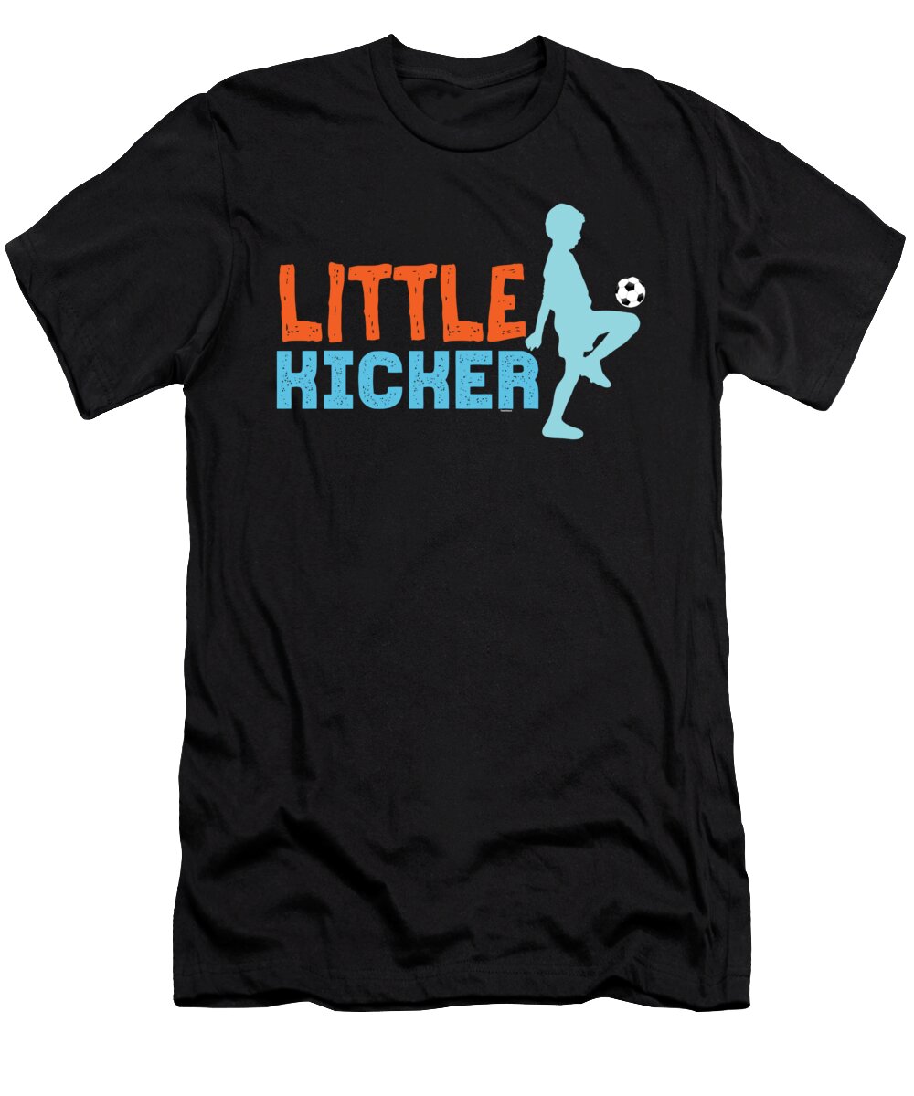 Little Kicker Soccer Players Kids Goalie Footballer Rugby Team Sports Gift Thomas Larch T-Shirt