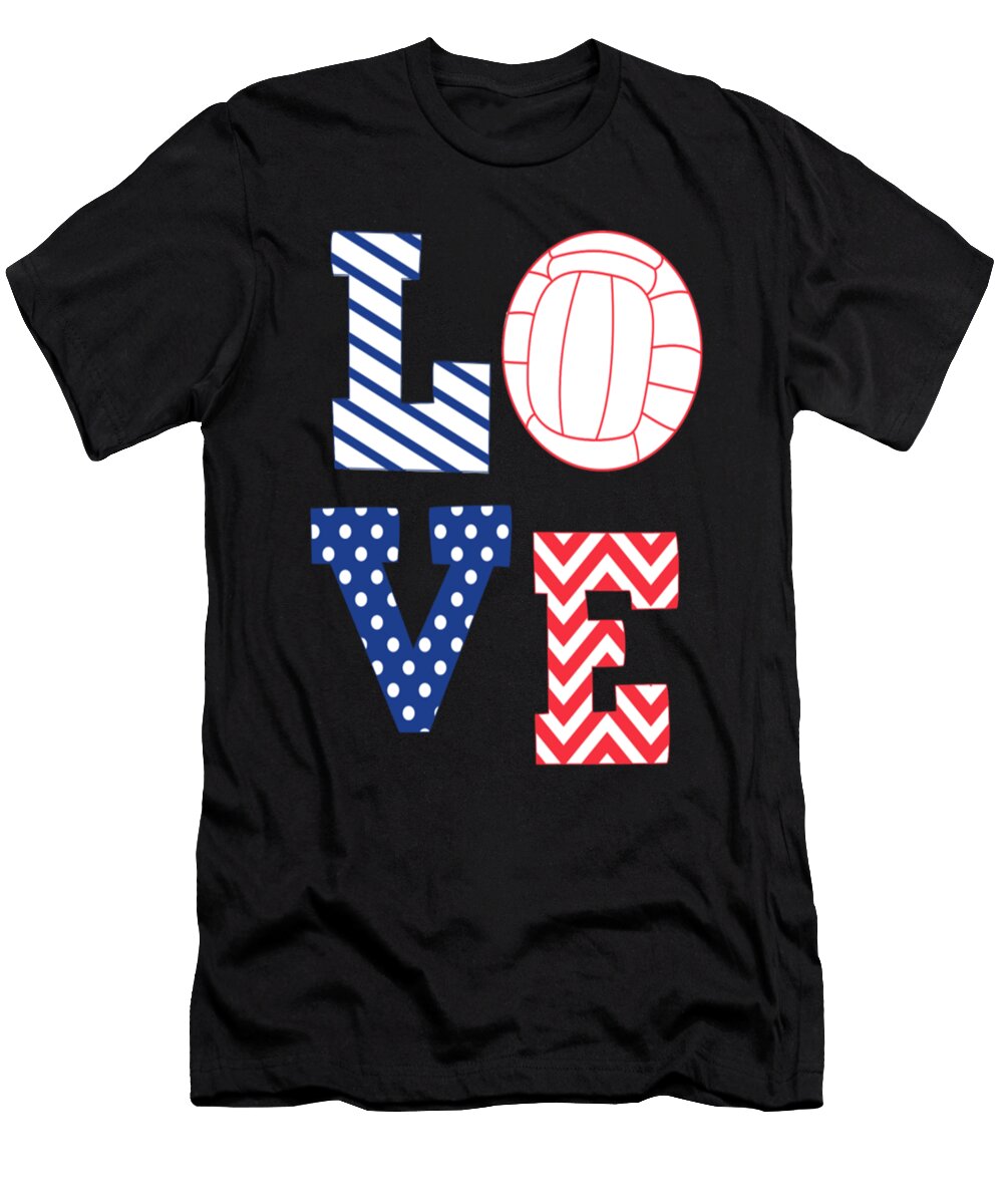 Love Volleyball Gift Tinh Tran Le Thanh T-Shirt