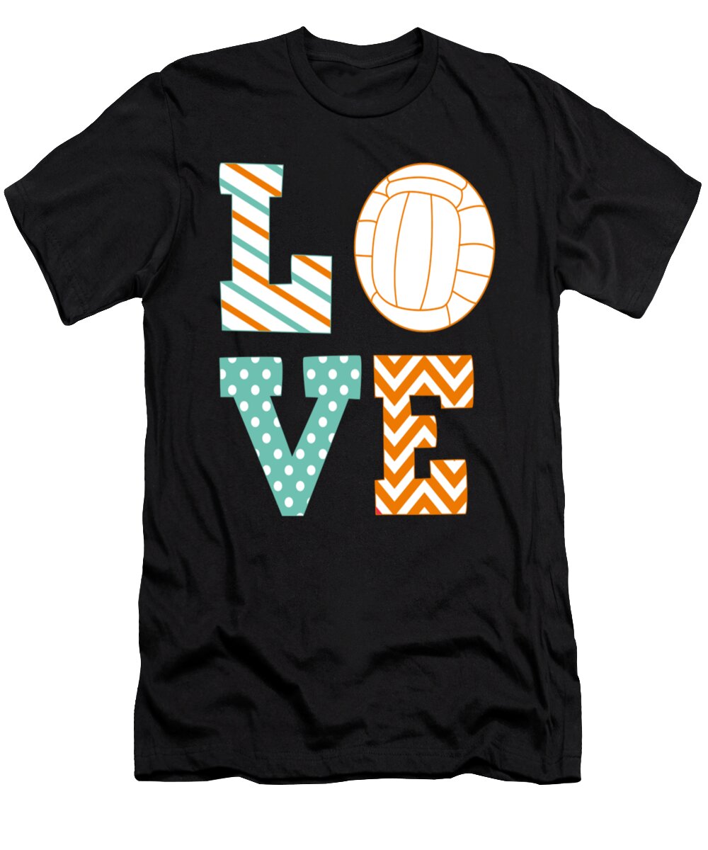 Love Volleyball Gifts Tinh Tran Le Thanh T-Shirt