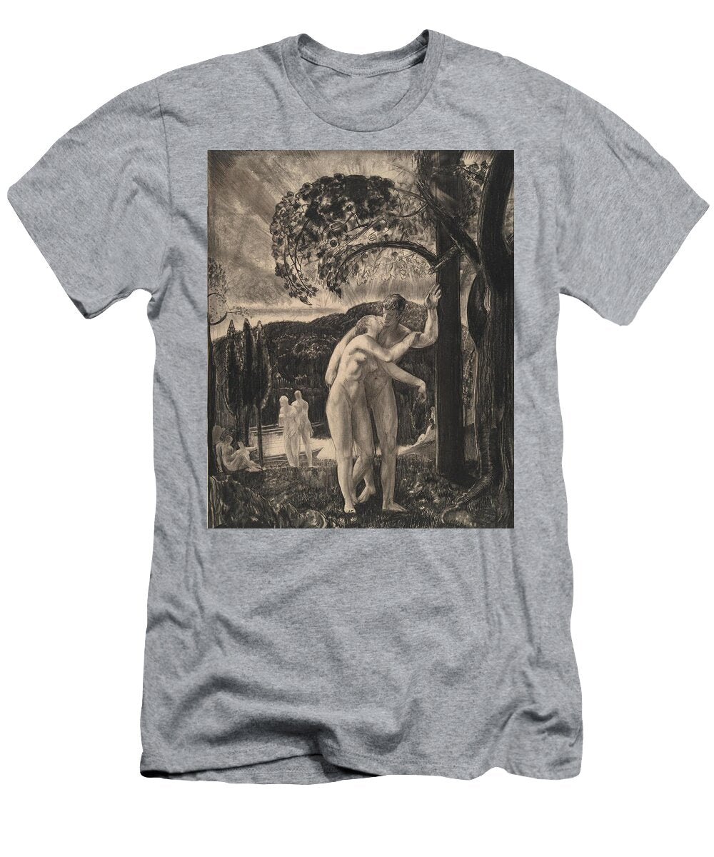 Lovers Still Whispered in the Dusk George Wesley Bellows American T-Shirt