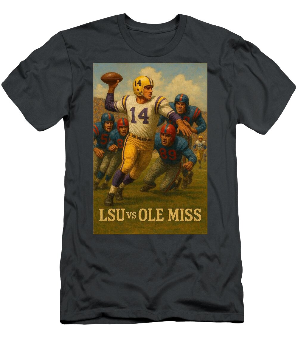Lsu Quarterback Under Pressure James Spears T-Shirt