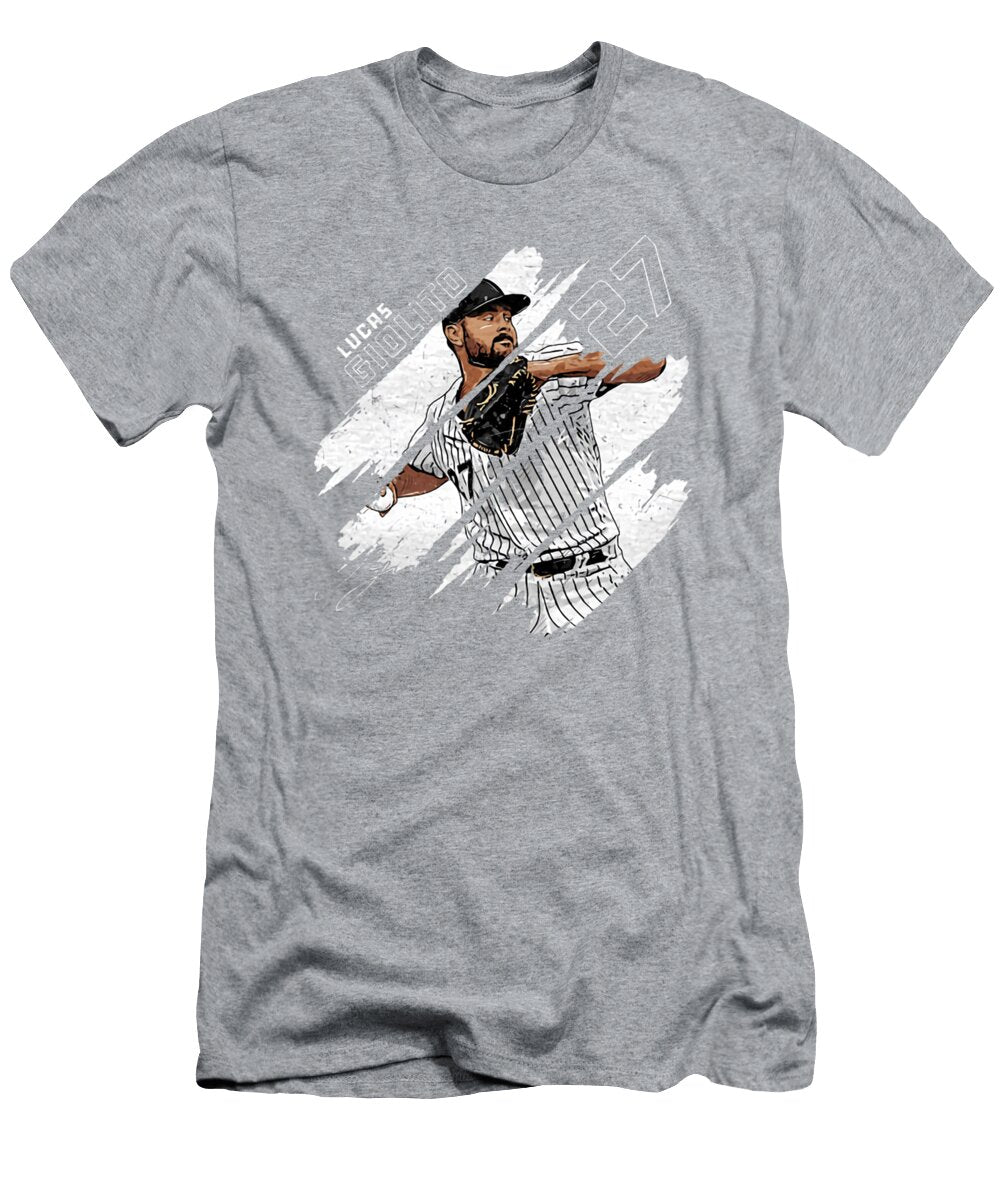 Lucas Giolito Stripes Kelvin Kent T-Shirt