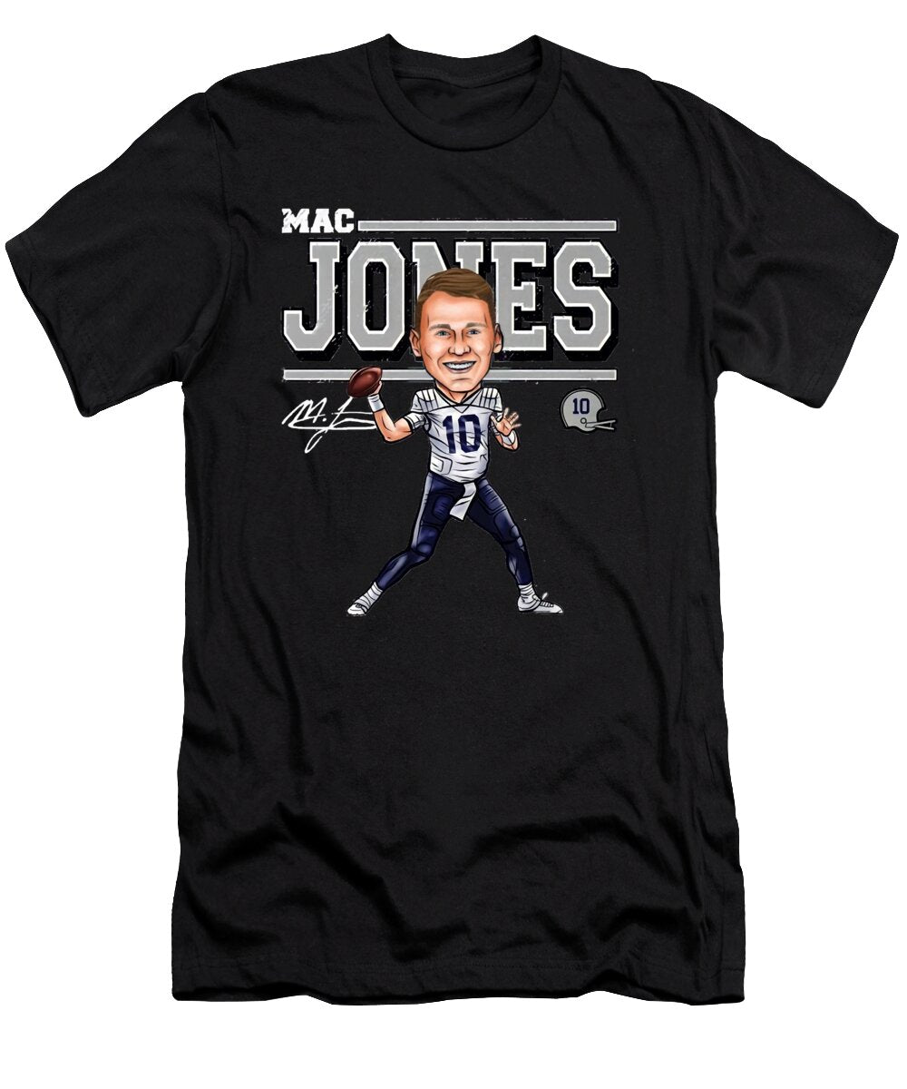Mac Jones Cartoon Kelvin Kent T-Shirt