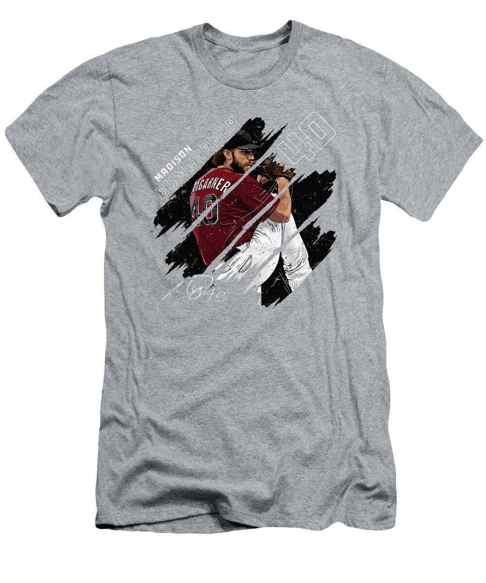 Madison Bumgarner Stripes Kelvin Kent T-Shirt