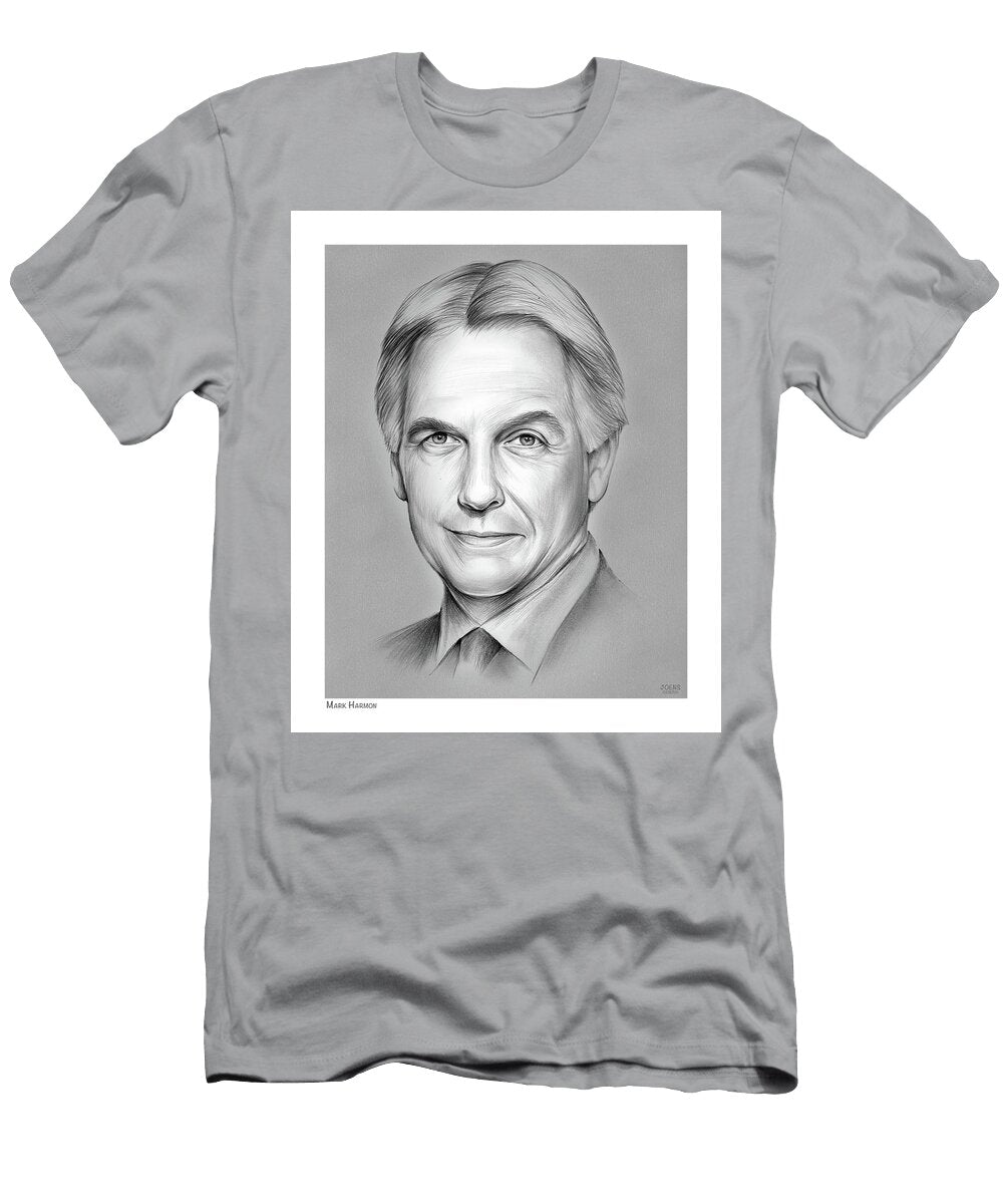 Mark Harmon Pencil Greg Joens T-Shirt
