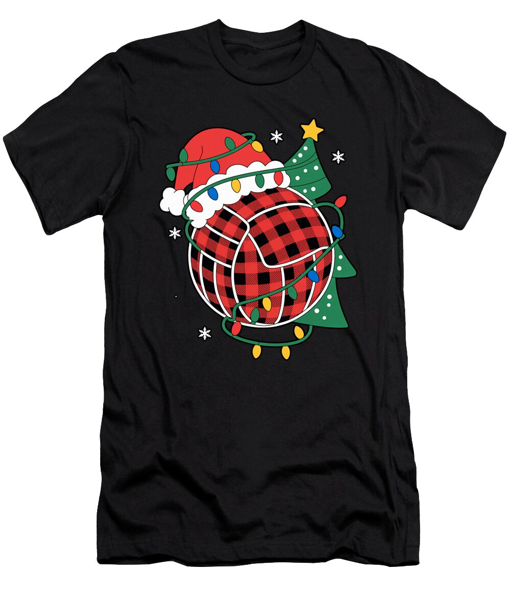Matching Buffalo Plaid Volleyball Sports Pajama Natalie Lidford T-Shirt