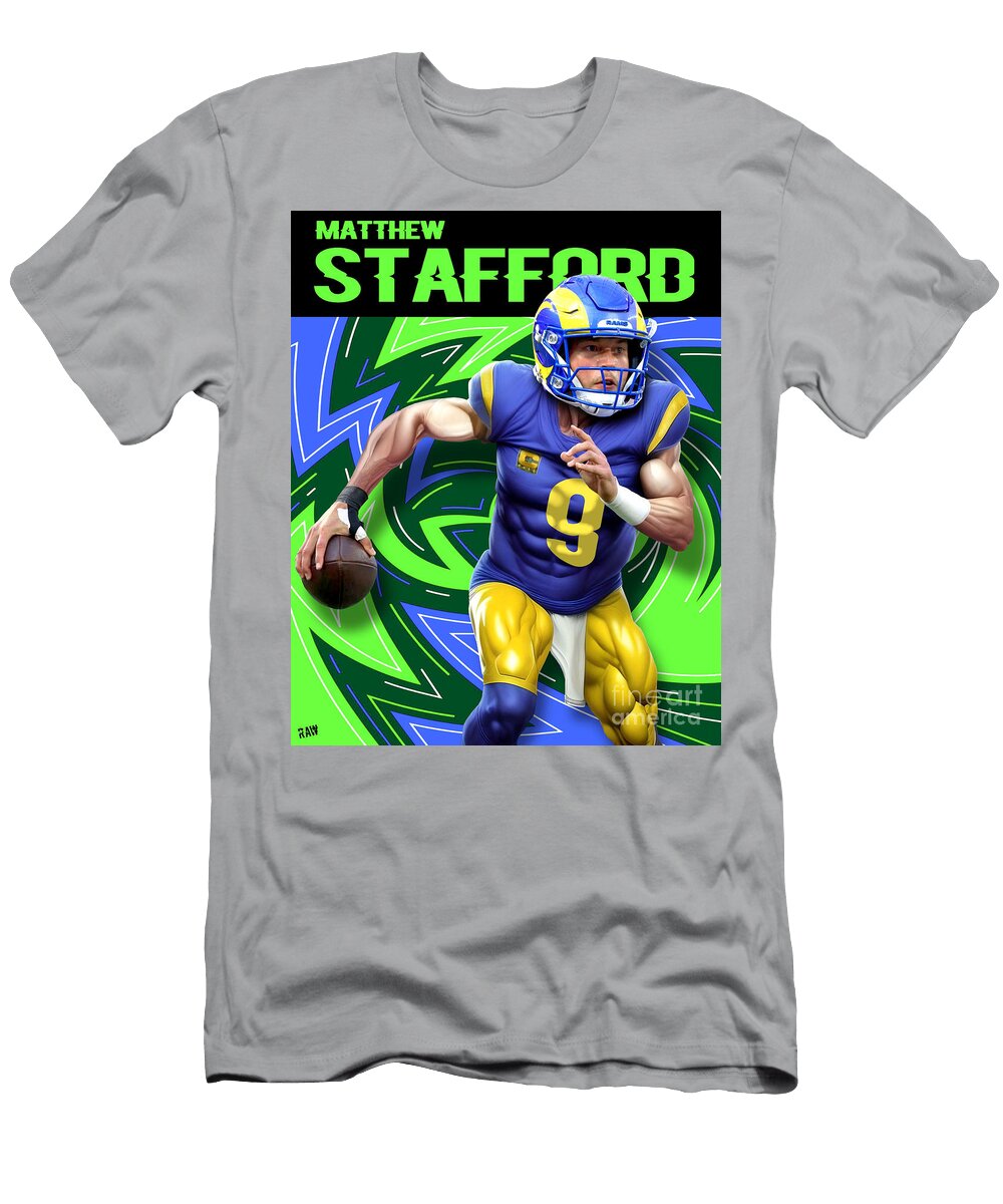 Matthew Stafford Los Angles Rams 1 Robert Williams T-Shirt