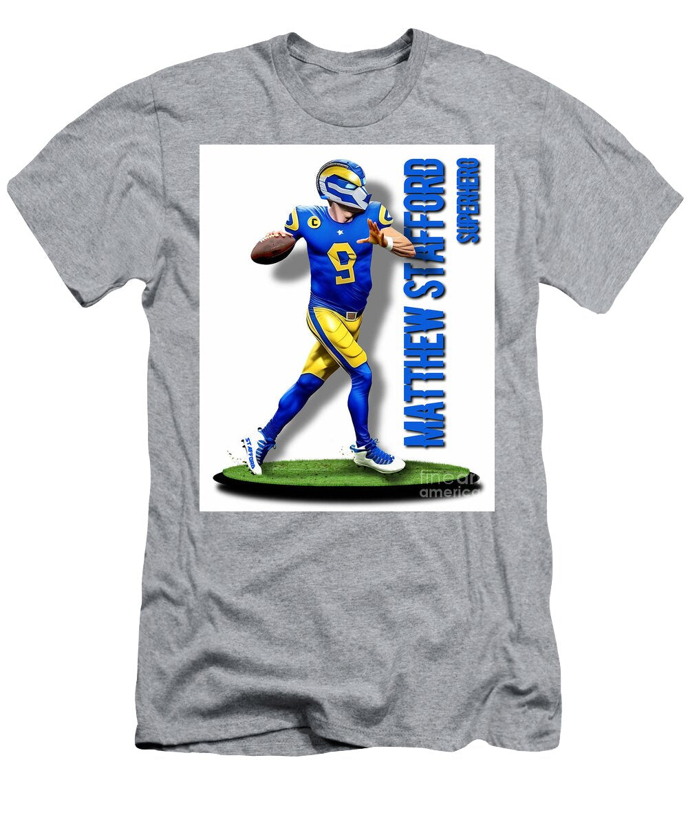 Matthew Stafford Superhero 1 Robert Williams T-Shirt