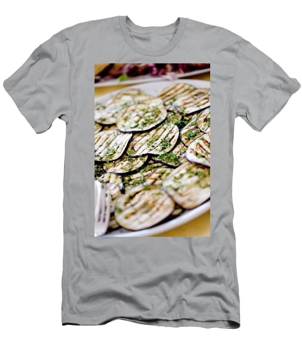 Melanzane Grigliate Chargrilled Aubergine Slices Italy Imagerie T-Shirt