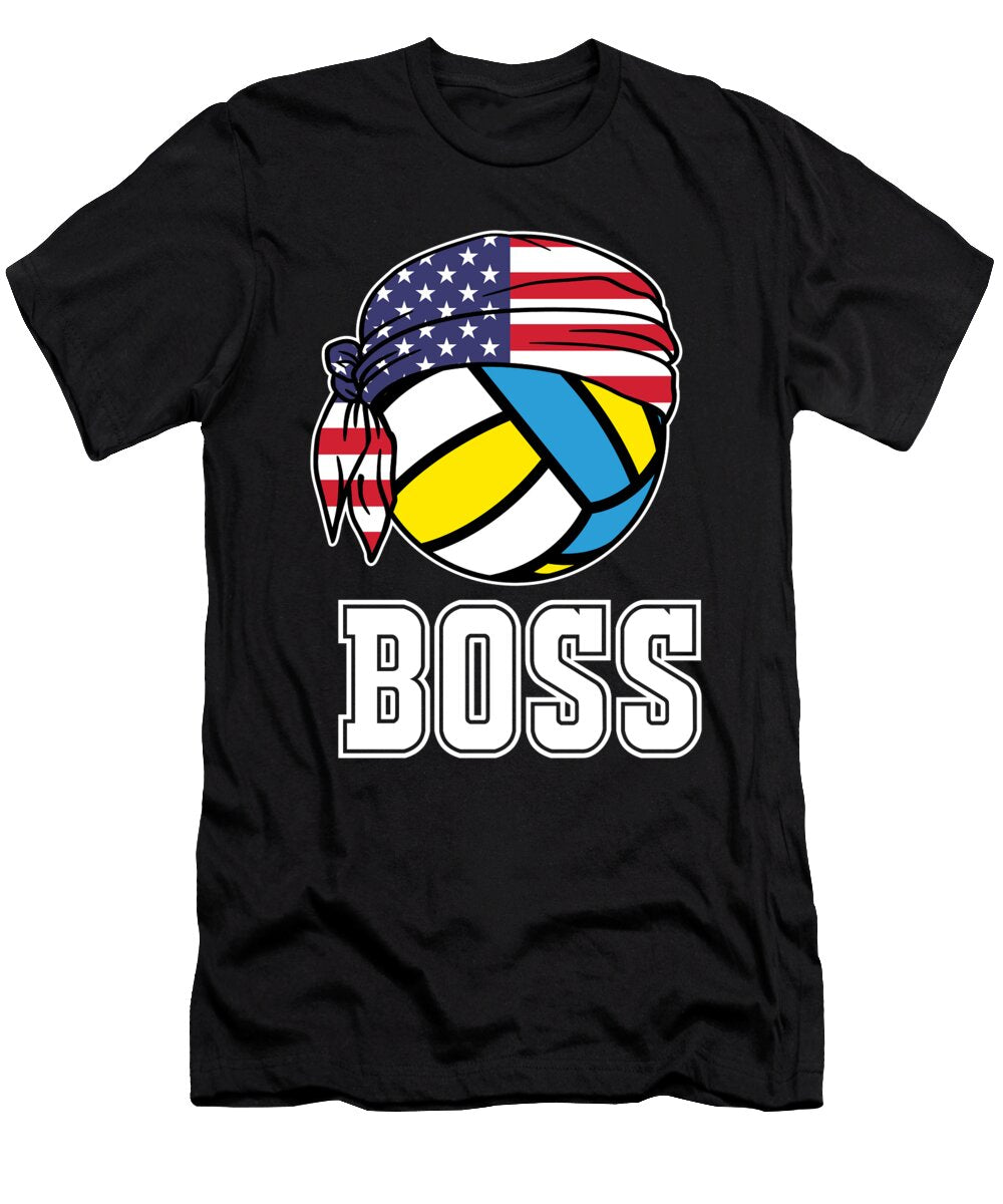 Mens Volleyball Boss Jersey Gift for Indoor Beach Players Martin Hicks T-Shirt