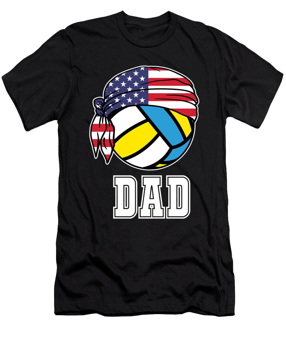 Mens Volleyball Dad Jersey Gift for Indoor Beach Players Martin Hicks T-Shirt