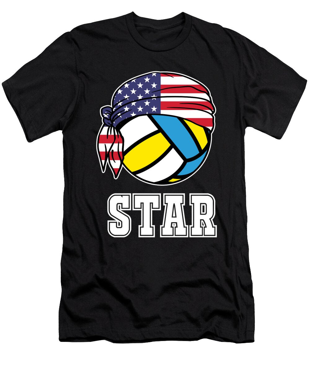 Mens Volleyball Star Jersey Gift for Indoor Beach Players Martin Hicks T-Shirt