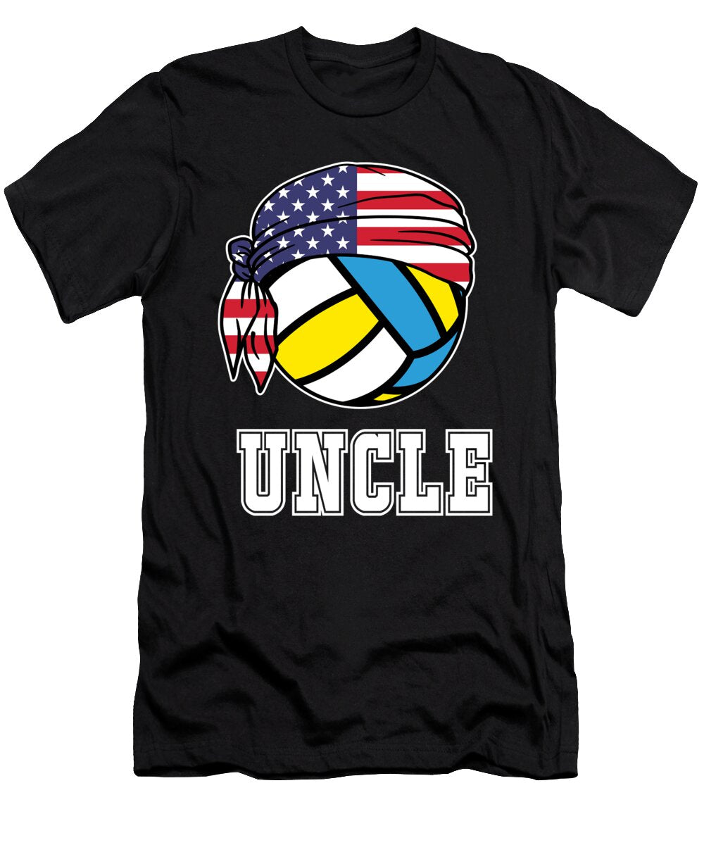 Mens Volleyball Uncle Jersey Gift for Indoor Beach Players Martin Hicks T-Shirt