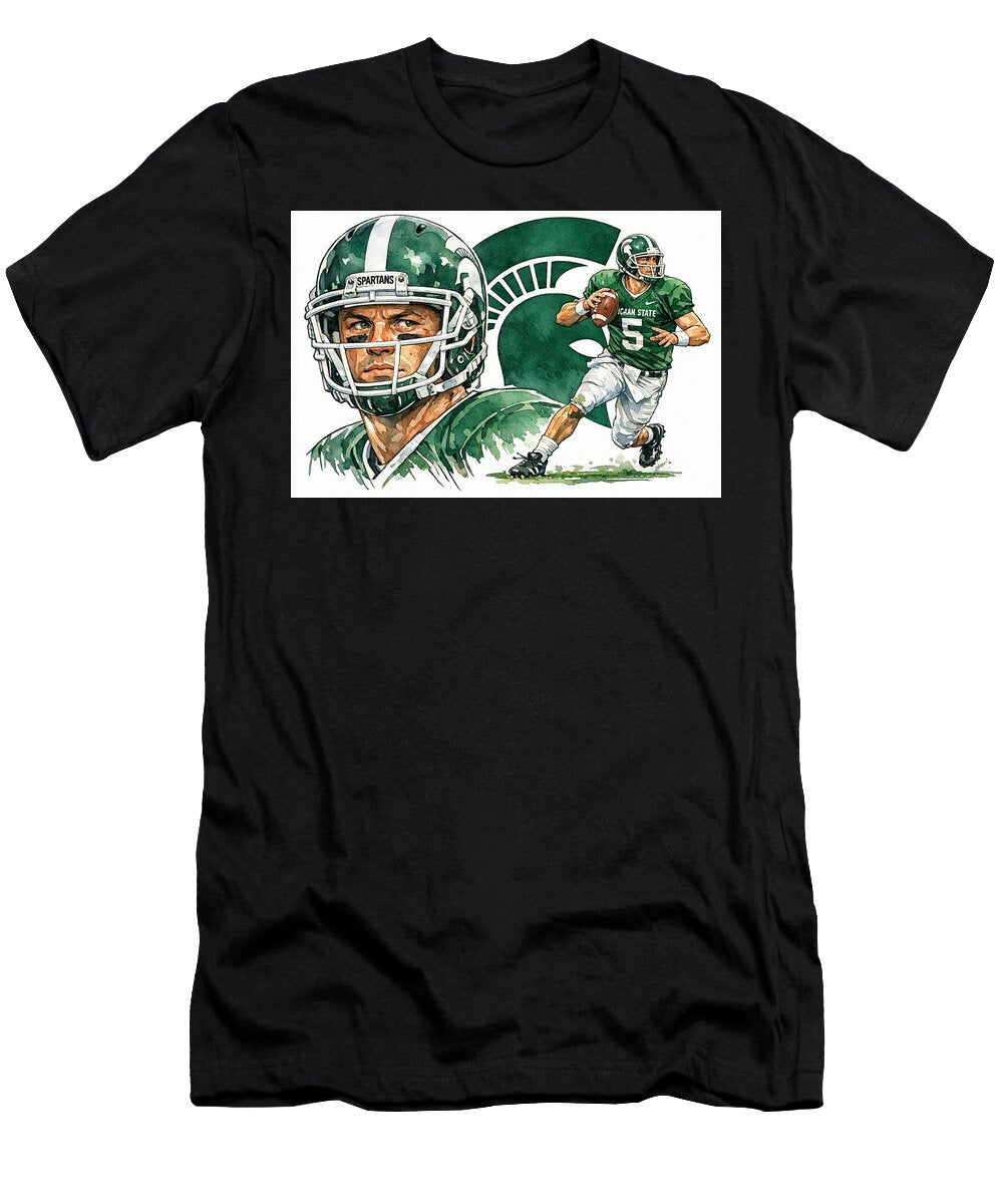 Mich State Legend Drew Stanton Qb 2003 2006 All Sports T-Shirt