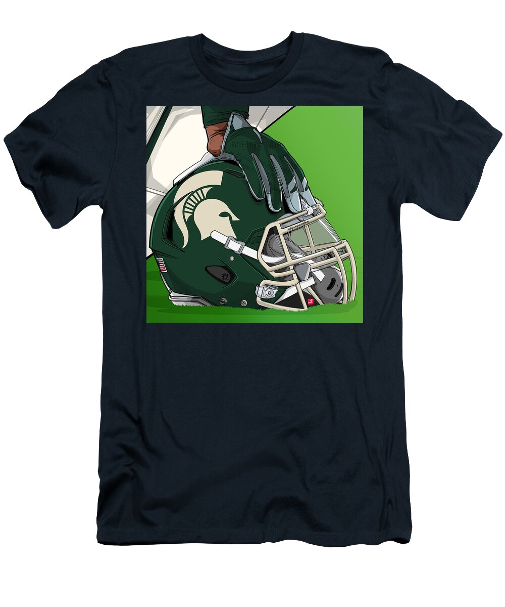 Michigan State College Football Akyanyme T-Shirt