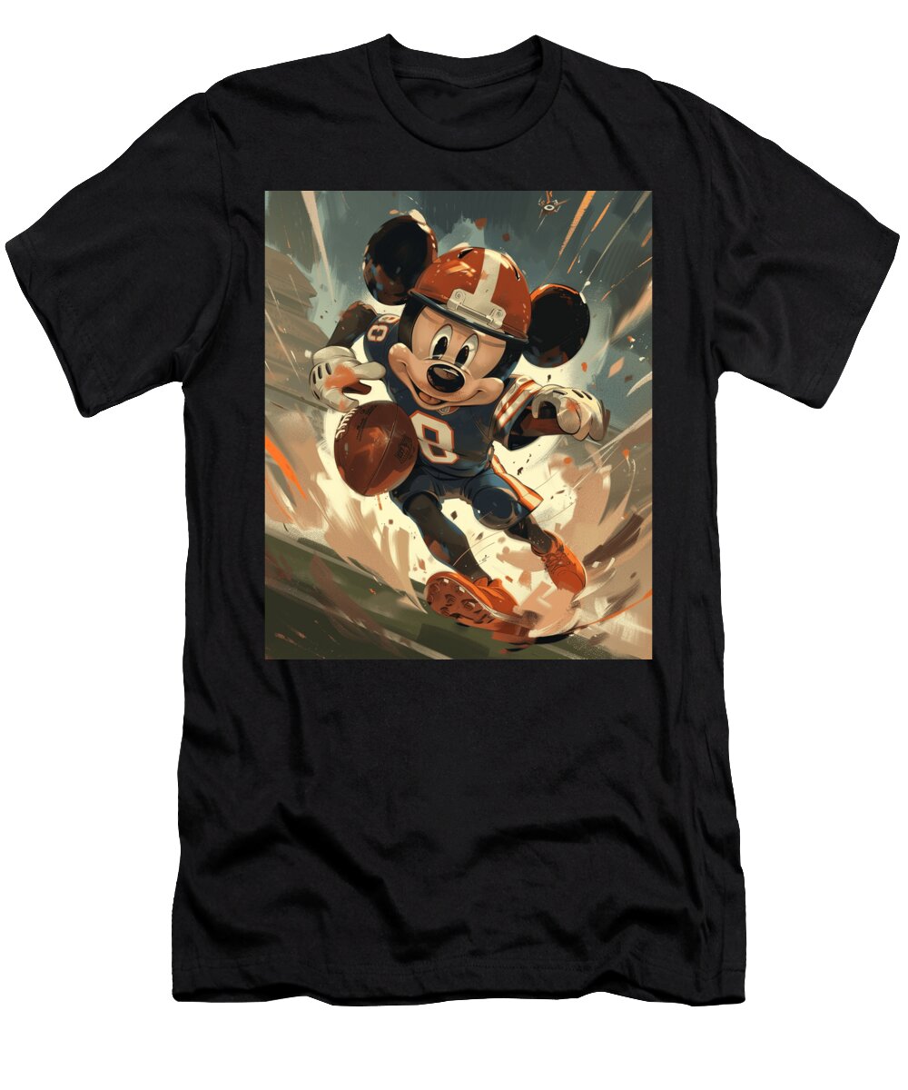 Mickey Mouse and Chiefs Animation Feast Fables Mizorey T-Shirt