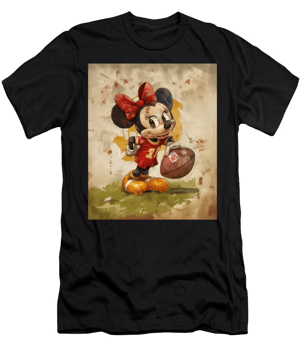 Mickey Mouse and Chiefs Banter and Banquets Mizorey T-Shirt