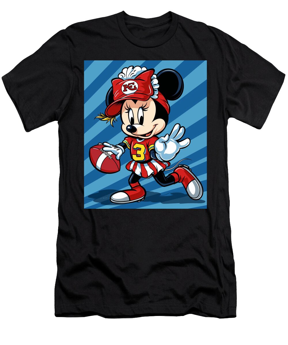 Mickey Mouse and Chiefs Buffet Banquet Bonanza Mizorey T-Shirt